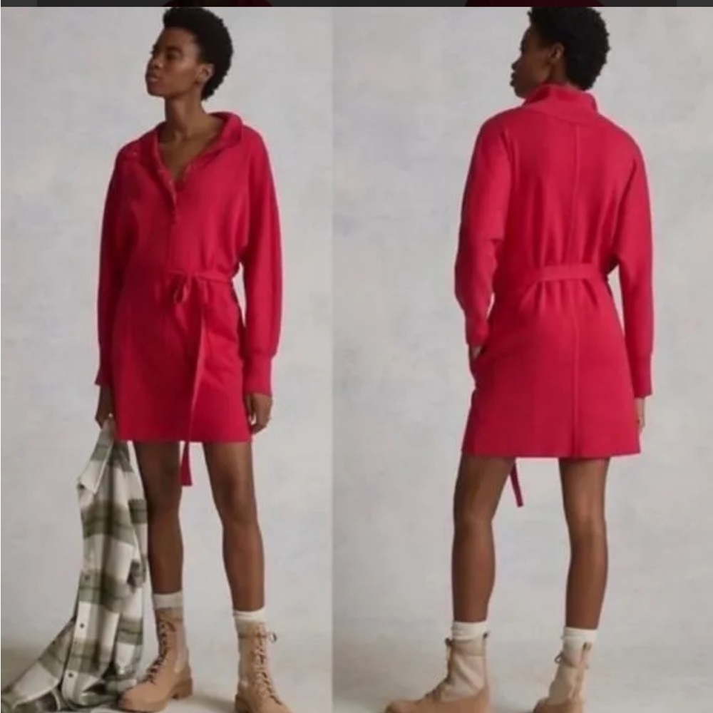NWT Daily Practice Hot Pink Sweater Dress Size Large